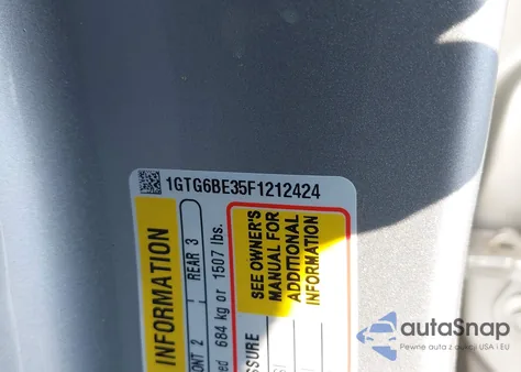 2015 GMC Canyon Sle z USA, uszkodzony, nr VIN 1GTG6BE35F1212424